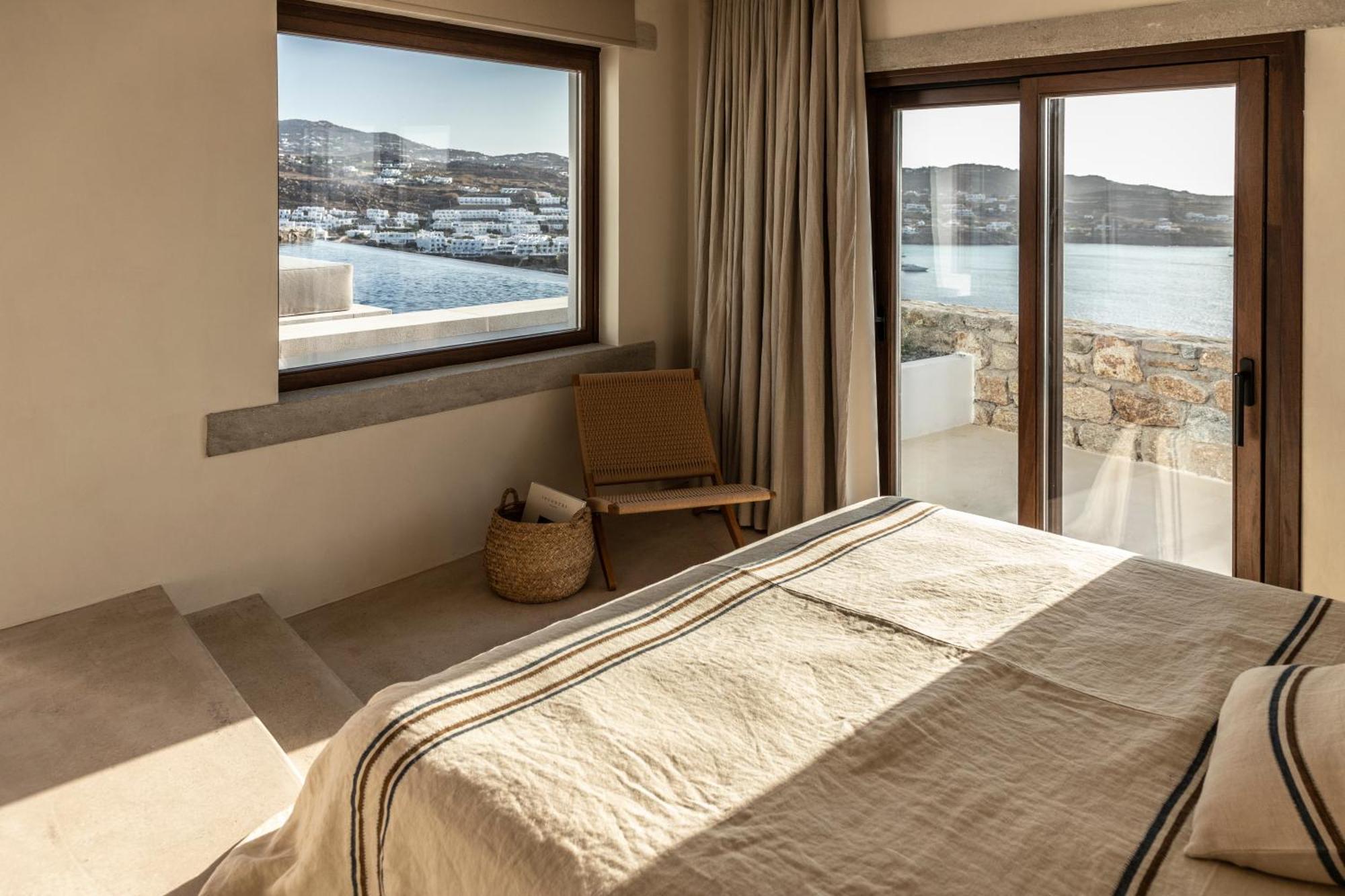 The Skyvilla Mykonos - A Landmark Property With Breathtaking Views Of The Psarou Bay Mykonos Town 外观 照片
